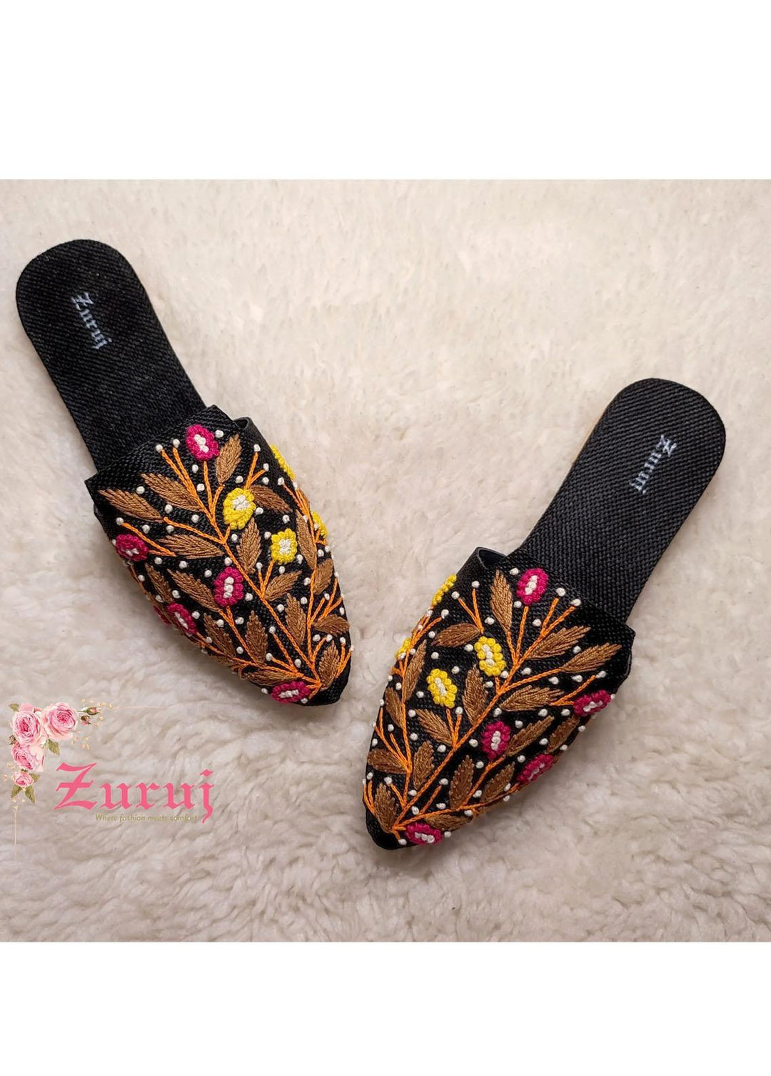 Zuruj Festive Style Mules ML-33-J