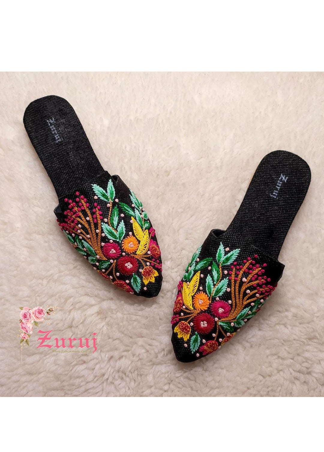 Zuruj Festive Style Mules ML-34-J