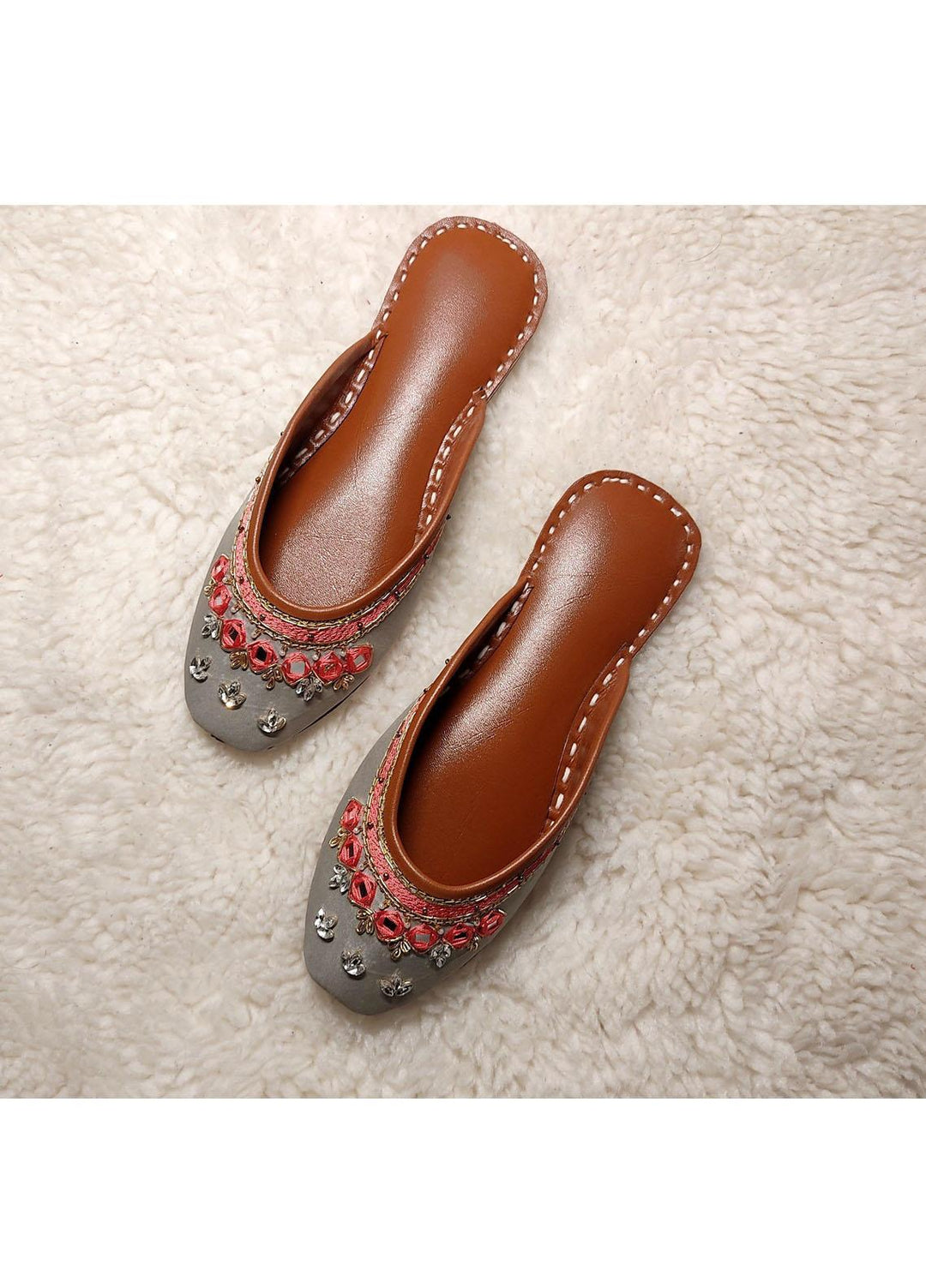 Zuruj Festive Style Backless Khussay JU-25