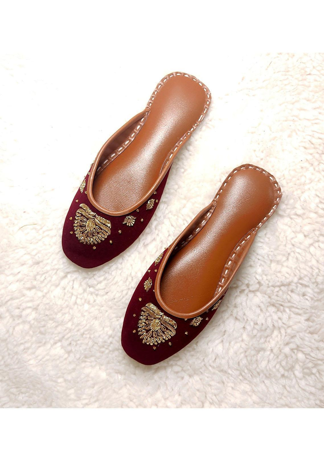 Zuruj Festive Style   Backless Khussay JU-5