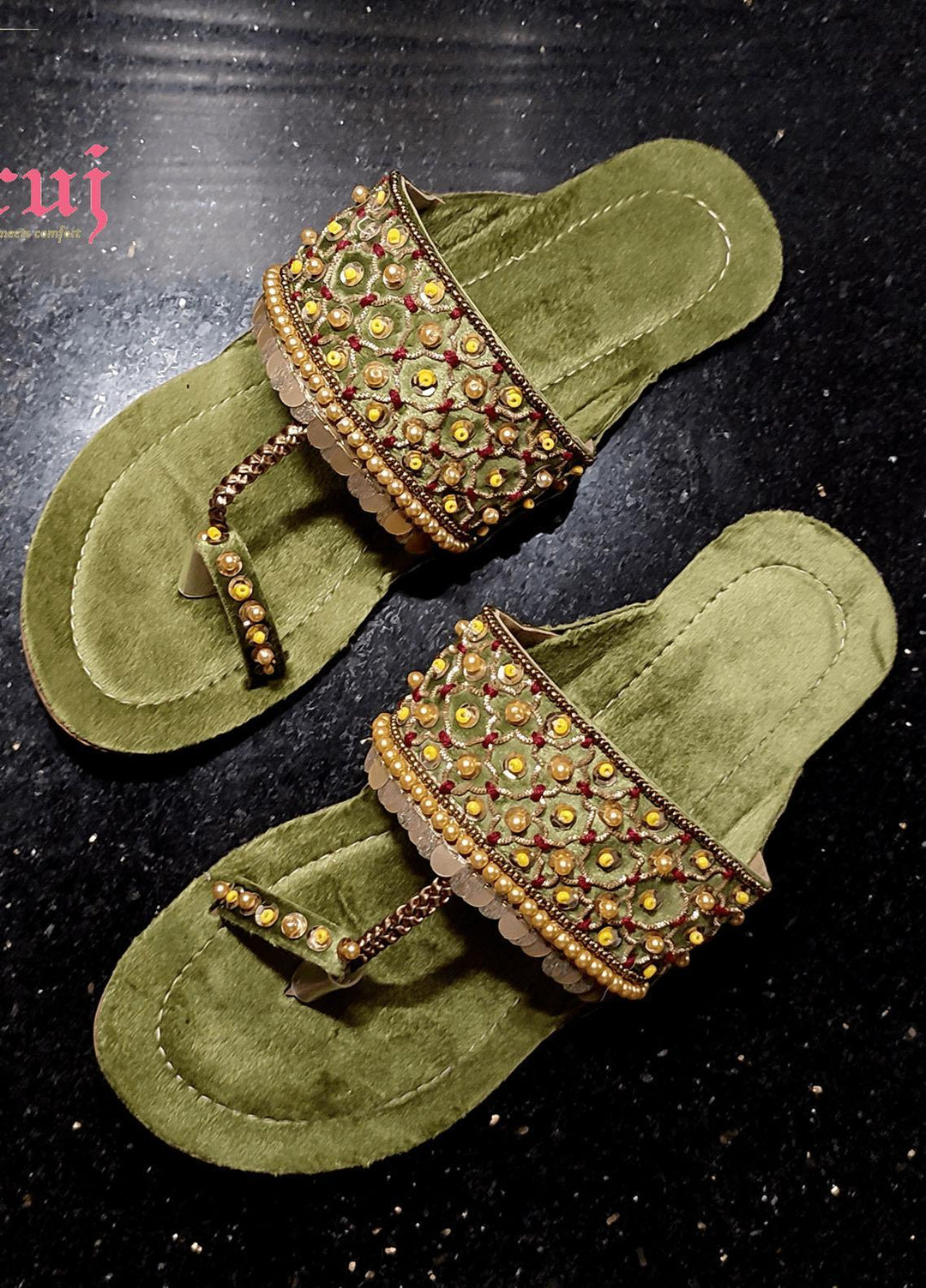 Zuruj Formal Style Kolhapuri Kl-41-mehandi