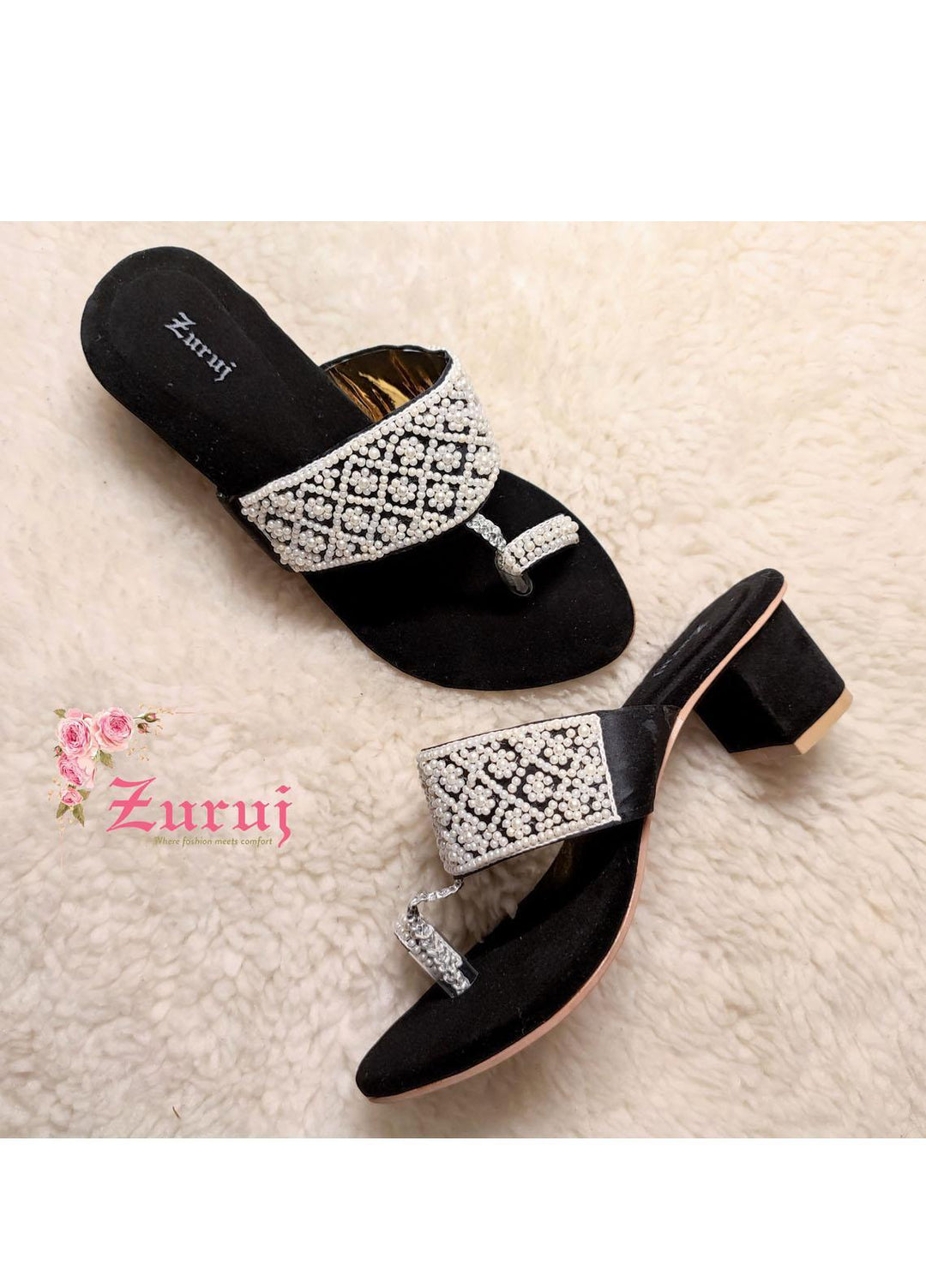 Zuruj Festive Style   Sandals HL-22-Black