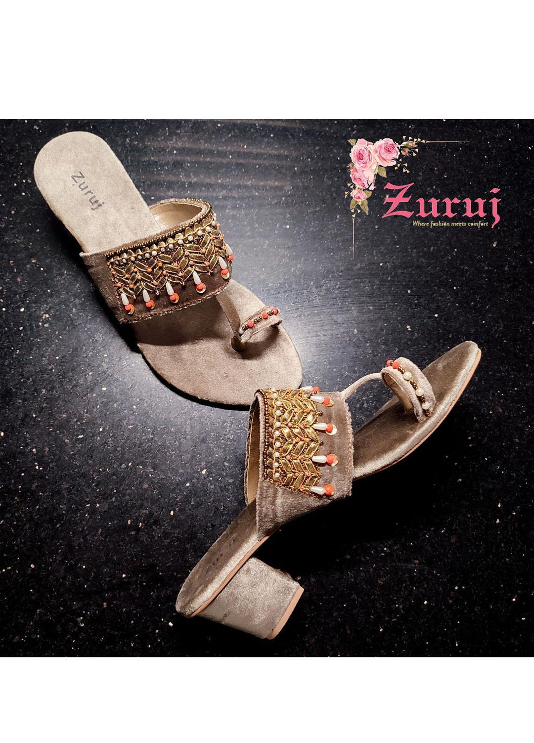 Zuruj Festive Style   Sandals HL-39-Silver