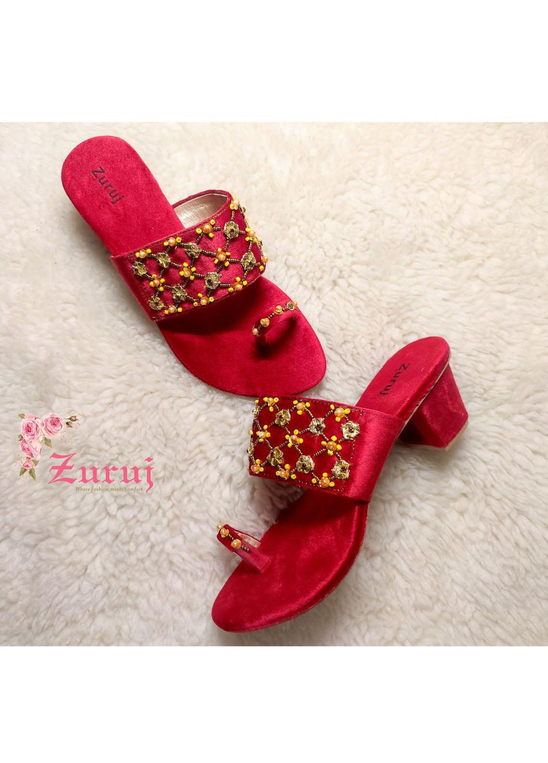 Zuruj Festive Style   Sandals HL-36-Pink