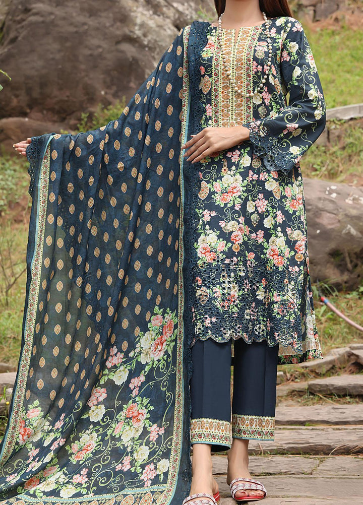 Zynah By VS Textiles Printed Chikankari Suits Unstitched 3 Piece VS23-Z2 01 - Summer Collection