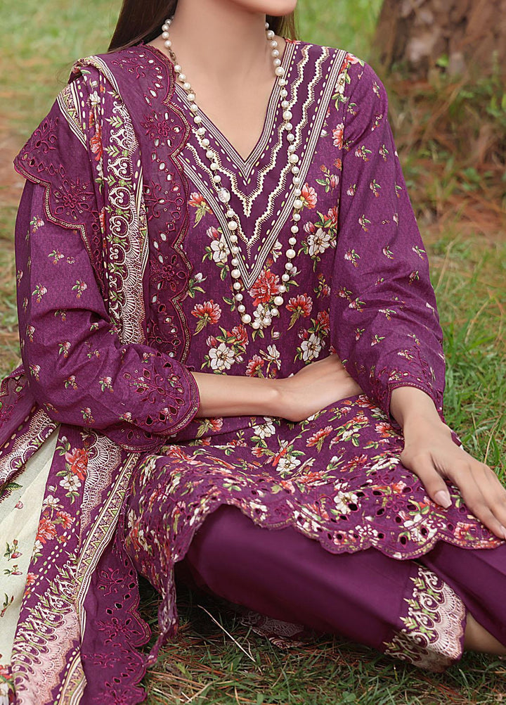 Zynah By VS Textiles Printed Chikankari Suits Unstitched 3 Piece VS23-Z2 06 - Summer Collection