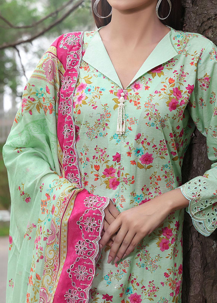 Zynah By VS Textiles Printed Chikankari Suits Unstitched 3 Piece VS23-Z2 07 - Summer Collection