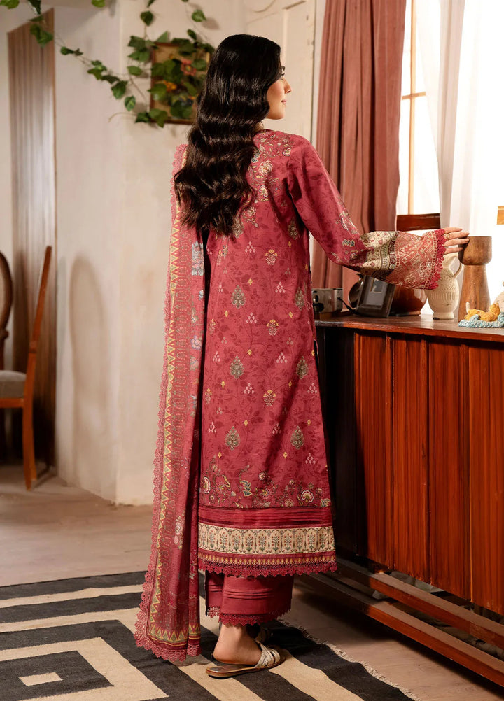 Zync by Florent Embroidered Lawn Suit Unstitched 3 Piece FL25ZD FL-6B - Summer Collection