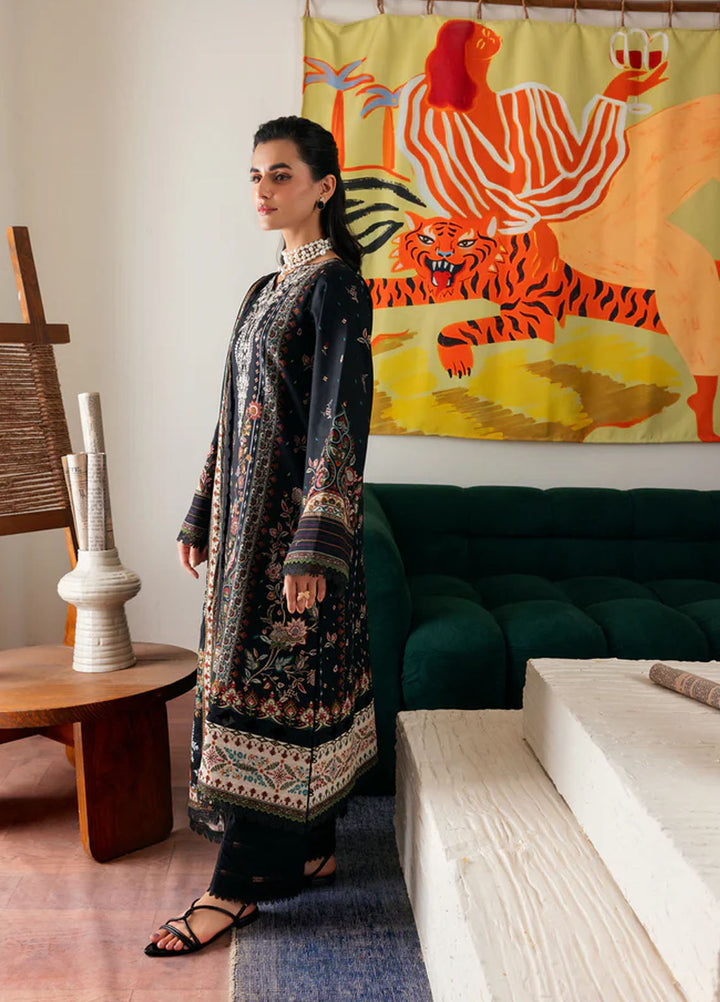 Zync by Florent Embroidered Lawn Suits Unstitched 3 Piece FL25ZDW ZY-5B - Summer Collection