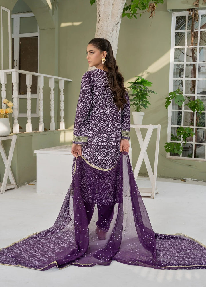 La Elise Women RTW Embroidered Lawn 3 Piece Suit 0000605 Anya - Casual Collection