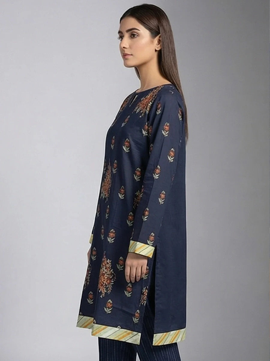 Salitex Women Printed Cambric 1 Piece Shirt CPS24LFT047 - Summer Collection