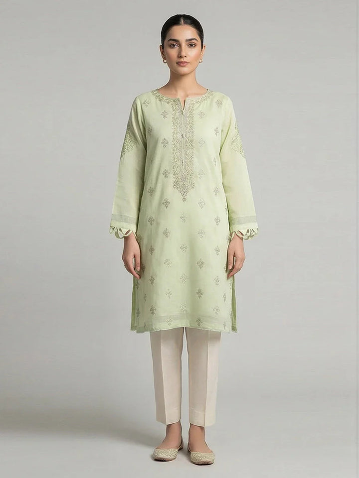 Salitex Women Embroidered Cambric 2 Piece Suit LPS24LFT006 - Summer Collection