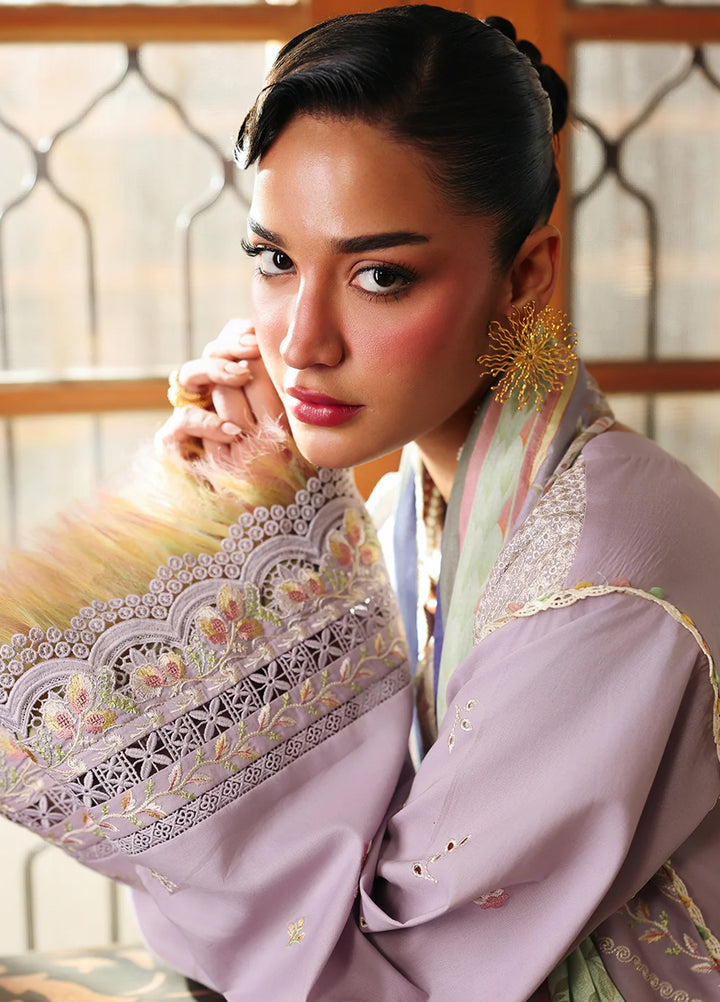 Lumina by Bin Ilyas Unstitched Embroidered Lawn 3 Piece Suit BI26UL L7 5A - Summer Collection