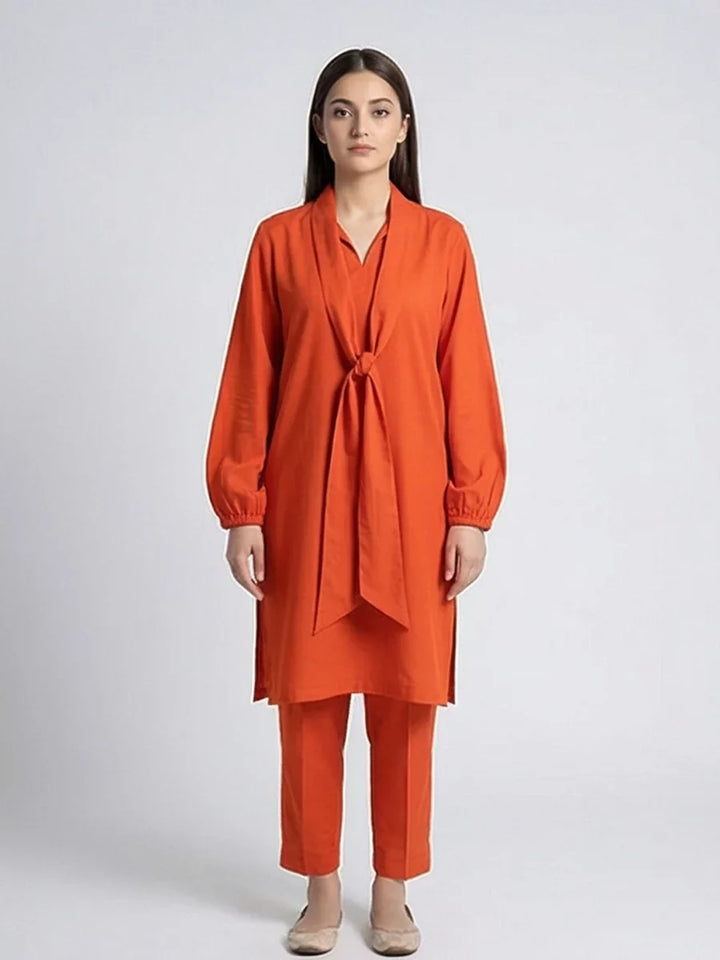 Salitex Women Solids Silk 2 Piece Suit WP7L2PBC497 - Summer Collection