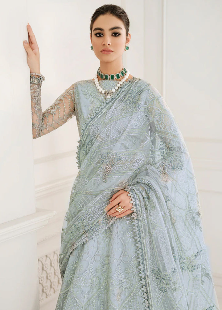 Chantelle by Baroque Unstitched Embroidered Net 3 Piece Suit BQ26UFC BQU-CH10-D05 - Festive Collection