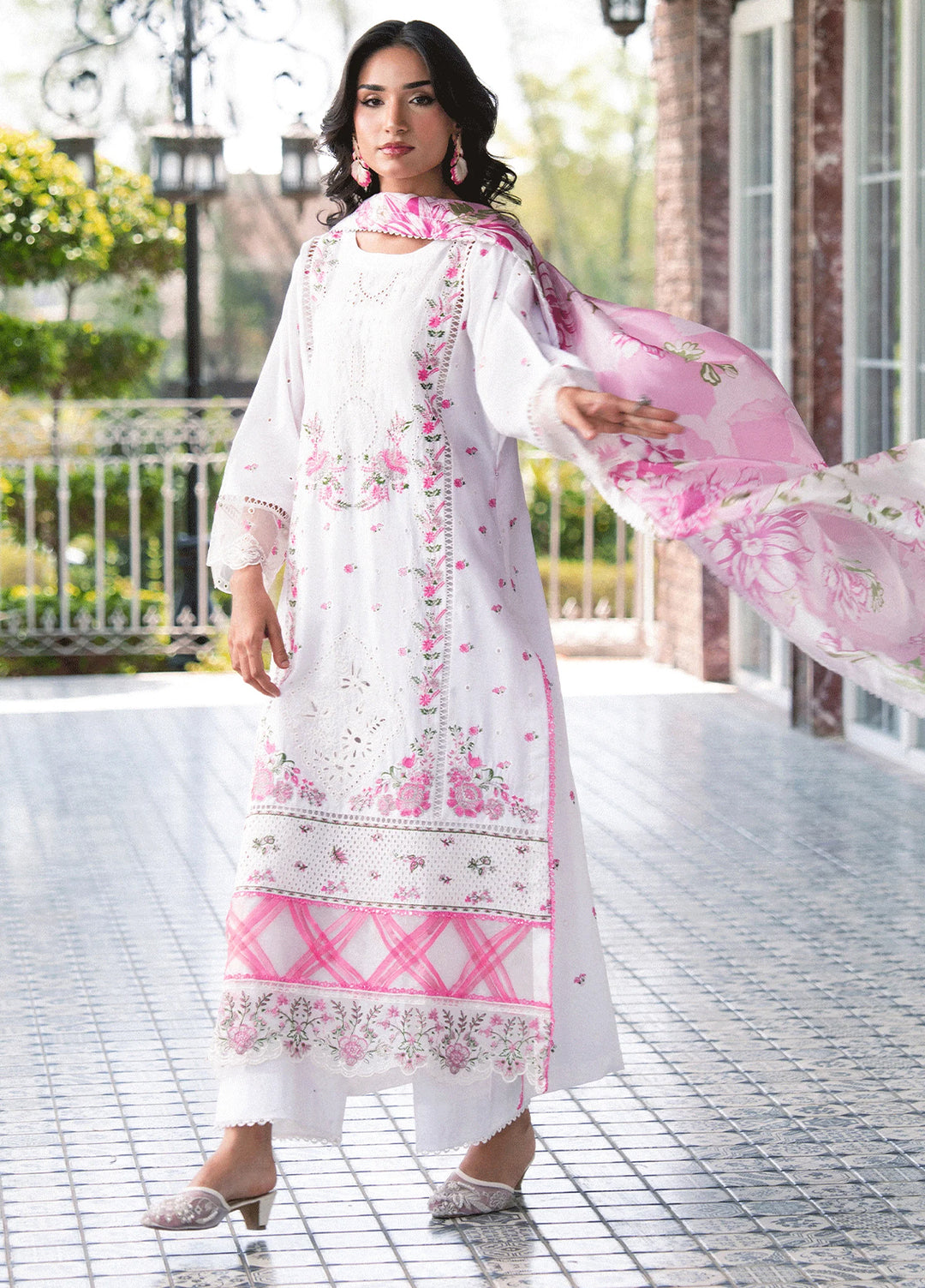 Raum by Sarb Unstitched Embroidered Lawn 3 Piece Suit RS26ULL RLL-01 - Eid Collection