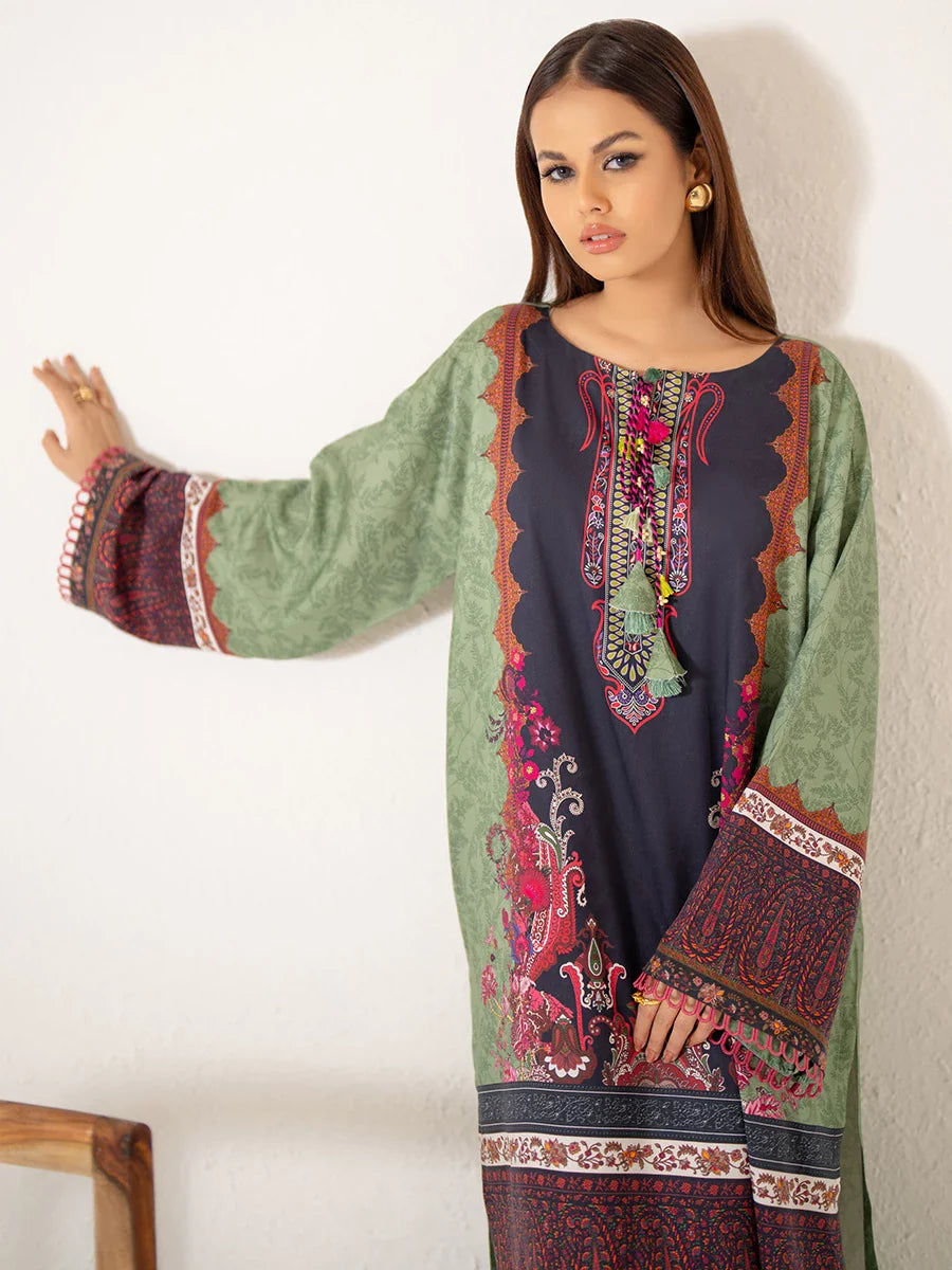 Salitex Women Printed Cottel 2 Piece Suit SPW6AP018 - Winter Collection