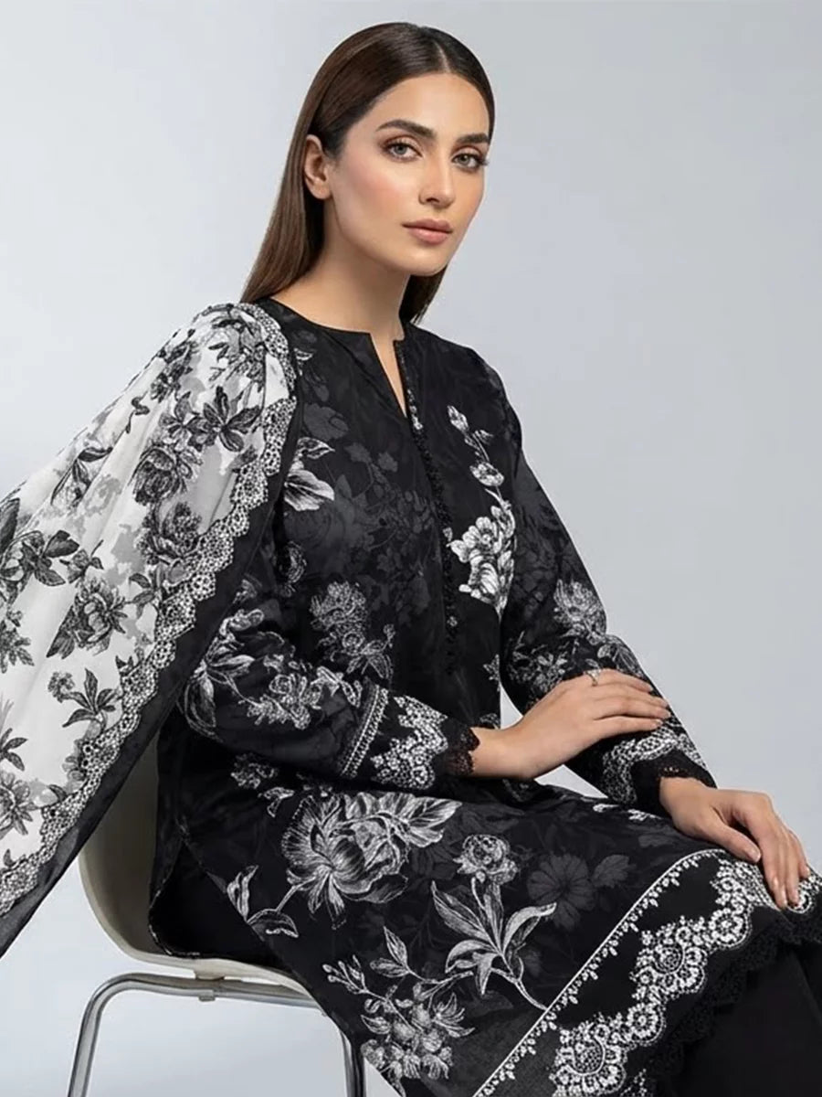 Salitex Women Printed Georgette 2 Piece Suit ML2PEC252) - Summer Collection