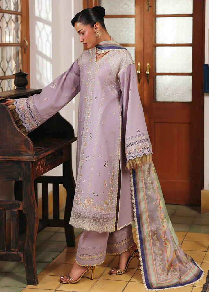 Lumina by Bin Ilyas Unstitched Embroidered Lawn 3 Piece Suit BI26UL L7 5A - Summer Collection