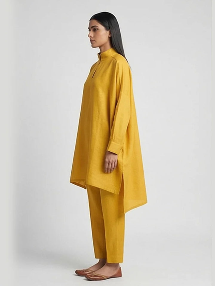 Salitex Women Solids Silk 2 Piece Suit WP7L2PBC496 - Summer Collection