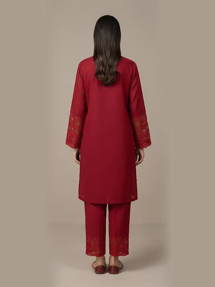 Salitex Women Solids Crepe 2 Piece Suit CPS25LFT027 - Summer Collection