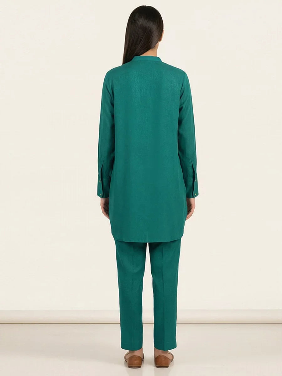 Salitex Women Solids Silk 2 Piece Suit WP7L2PBC498 - Summer Collection