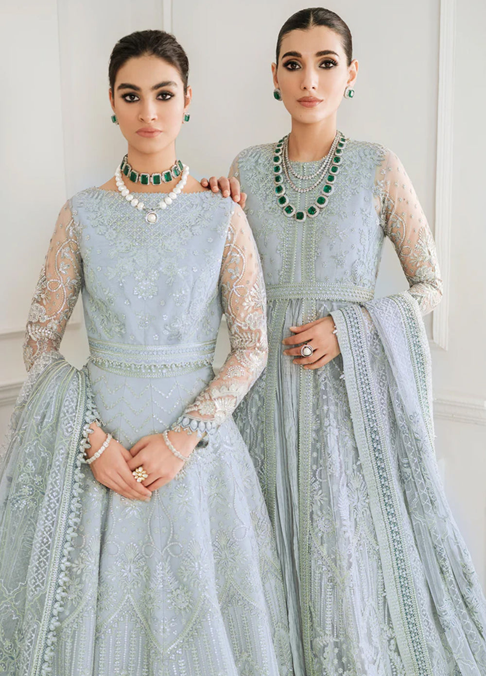 Chantelle by Baroque Unstitched Embroidered Net 3 Piece Suit BQ26UFC BQU-CH10-D05 - Festive Collection