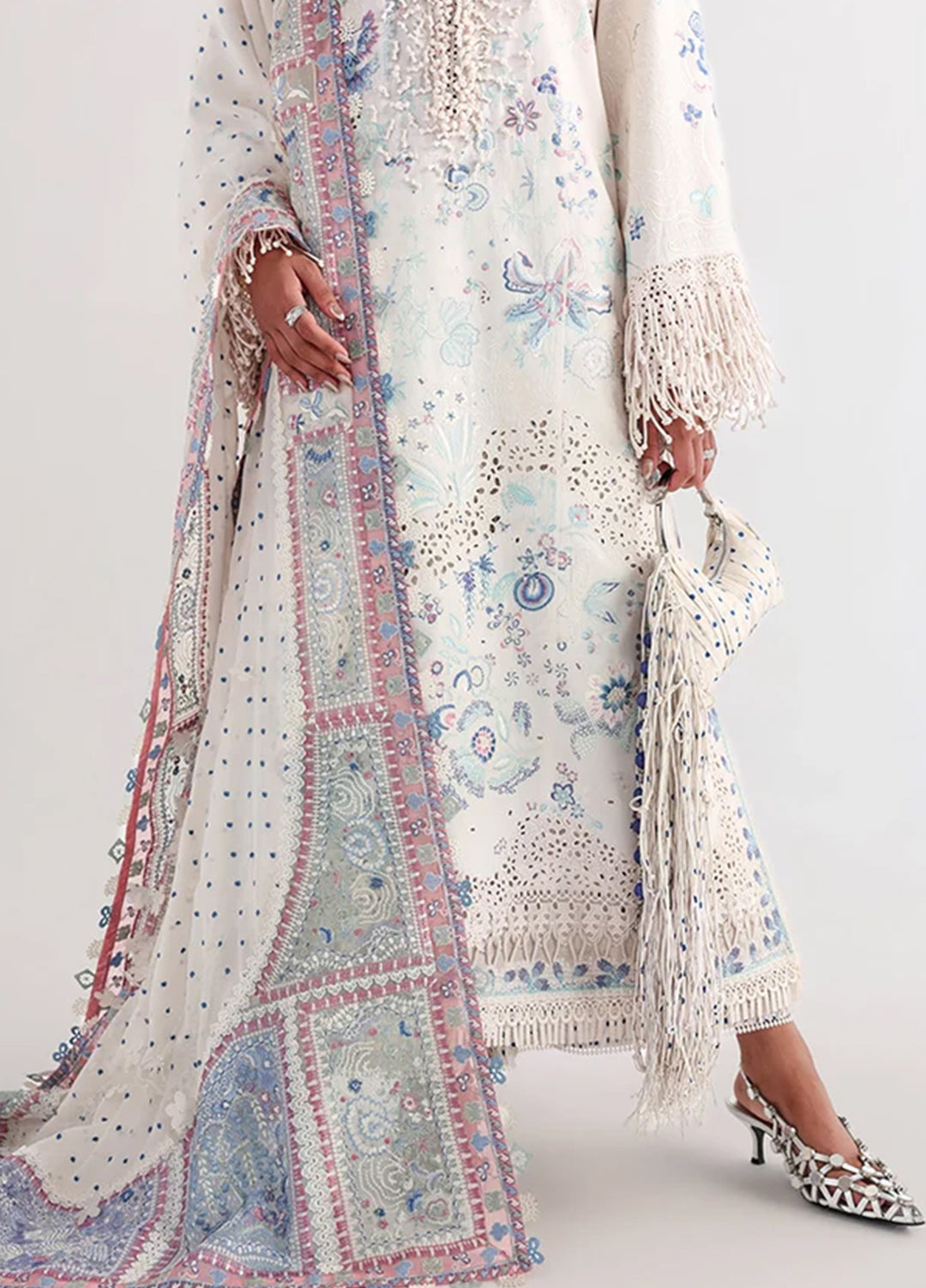 Suffuse Unstitched Embroidered Lawn 3 Piece Suit SSY26ULE Veluna - Eid Collection
