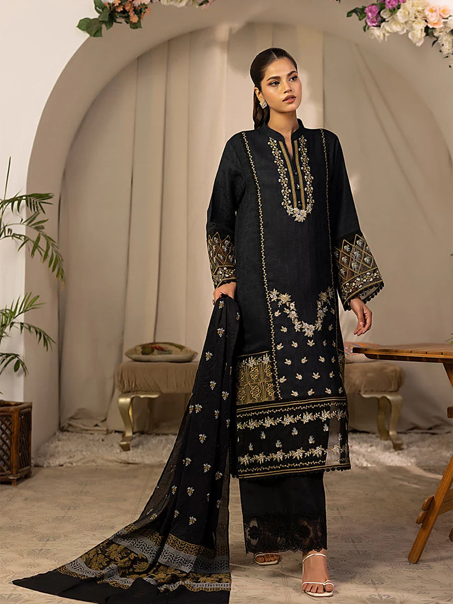 Salitex Women Embroidered Jacquard 2 Piece Suit SPL2PEC031 - Summer Collection