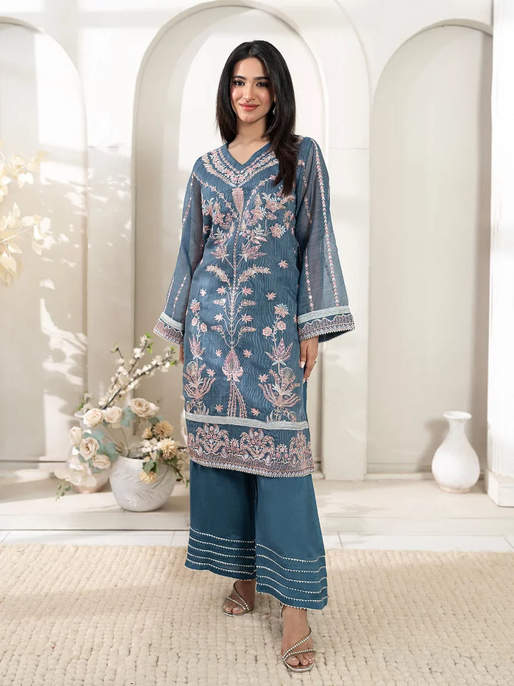 Salitex Women Embroidered Khaddi Net 2 Piece Suit WRS2SA24AN28 - Summer Collection