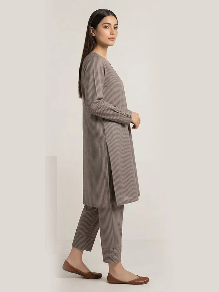 Salitex Women Solids Lining 2 Piece Suit PEUFL2PBC156 - Summer Collection