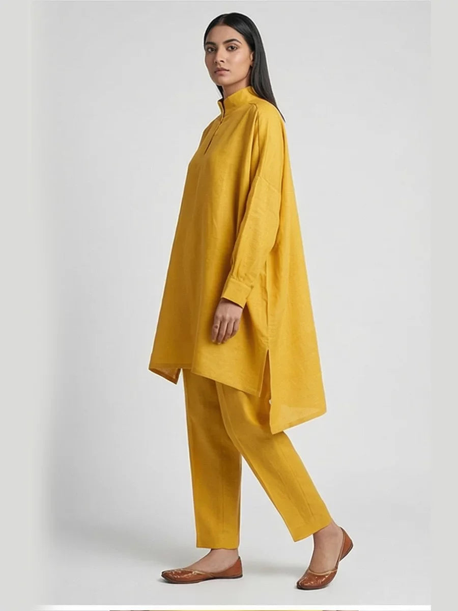 Salitex Women Solids Silk 2 Piece Suit WP7L2PBC496 - Summer Collection