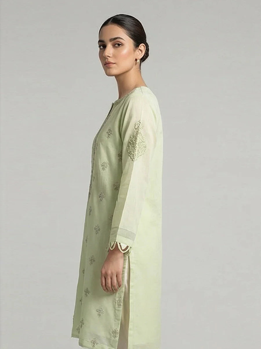 Salitex Women Embroidered Cambric 2 Piece Suit LPS24LFT006 - Summer Collection