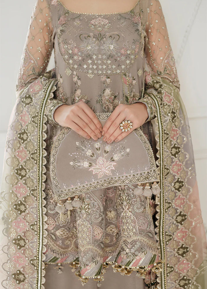Chantelle by Baroque Unstitched Embroidered Net 3 Piece Suit BQ26UCF CH10-D08 - Festive Collection
