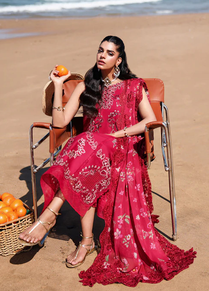 Saira Shakira Unstitched Embroidered Lawn 3 Piece Suit SSR26ULE SS-004A - Eid Collection