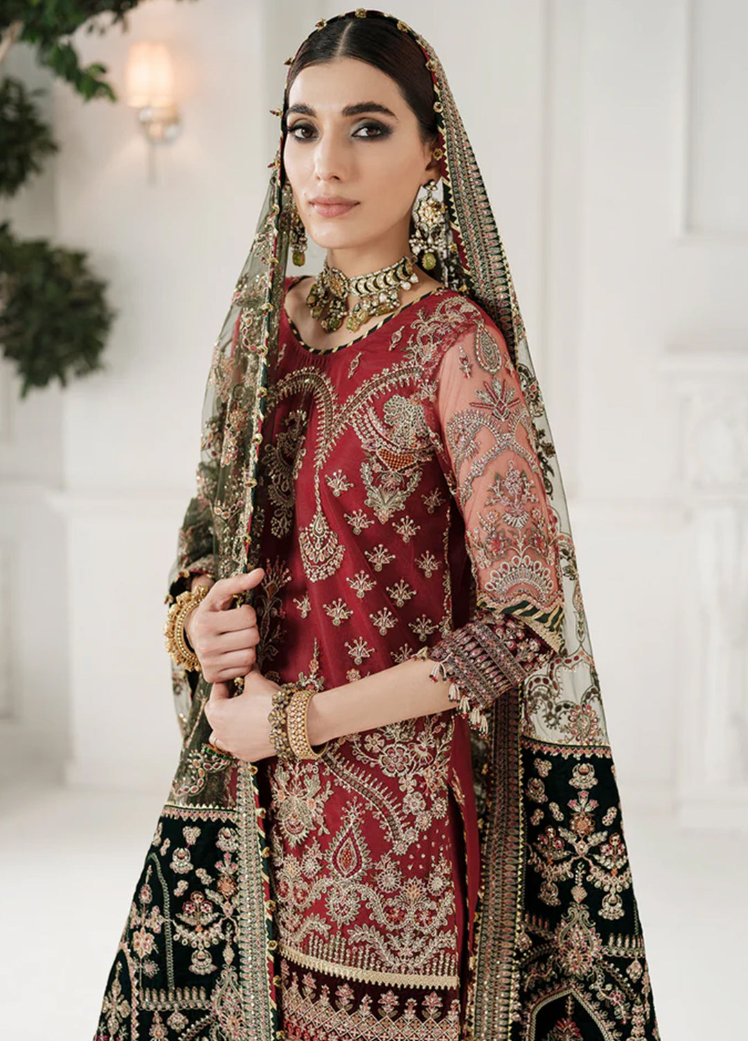 Chantelle by Baroque Unstitched Embroidered Net 3 Piece Suit BQ26UCF CH10-D07 - Festive Collection