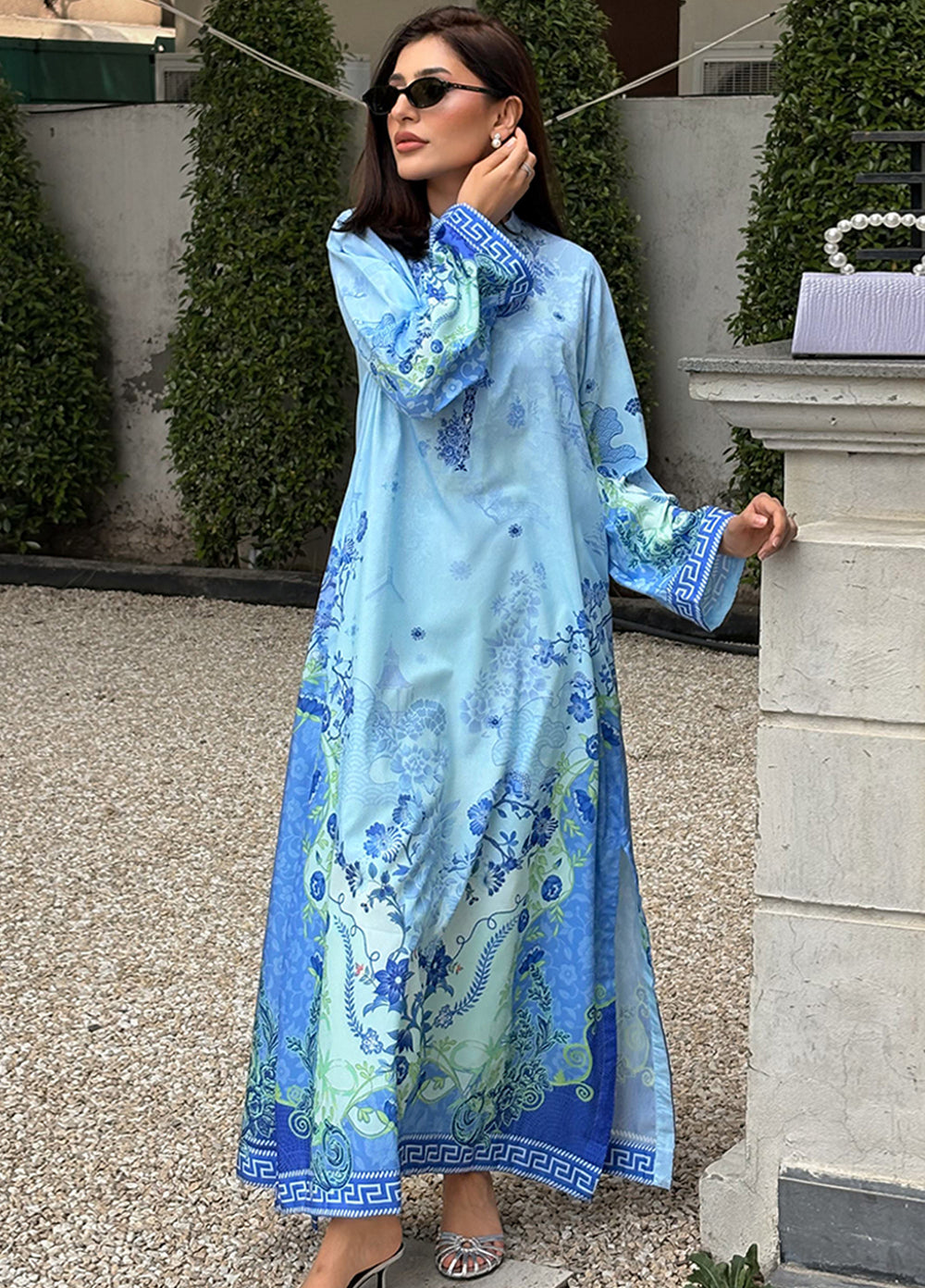 Bella Vacanza by Sahane RTW Printed Poly 1 Piece Suit PY7004 Casual Collection