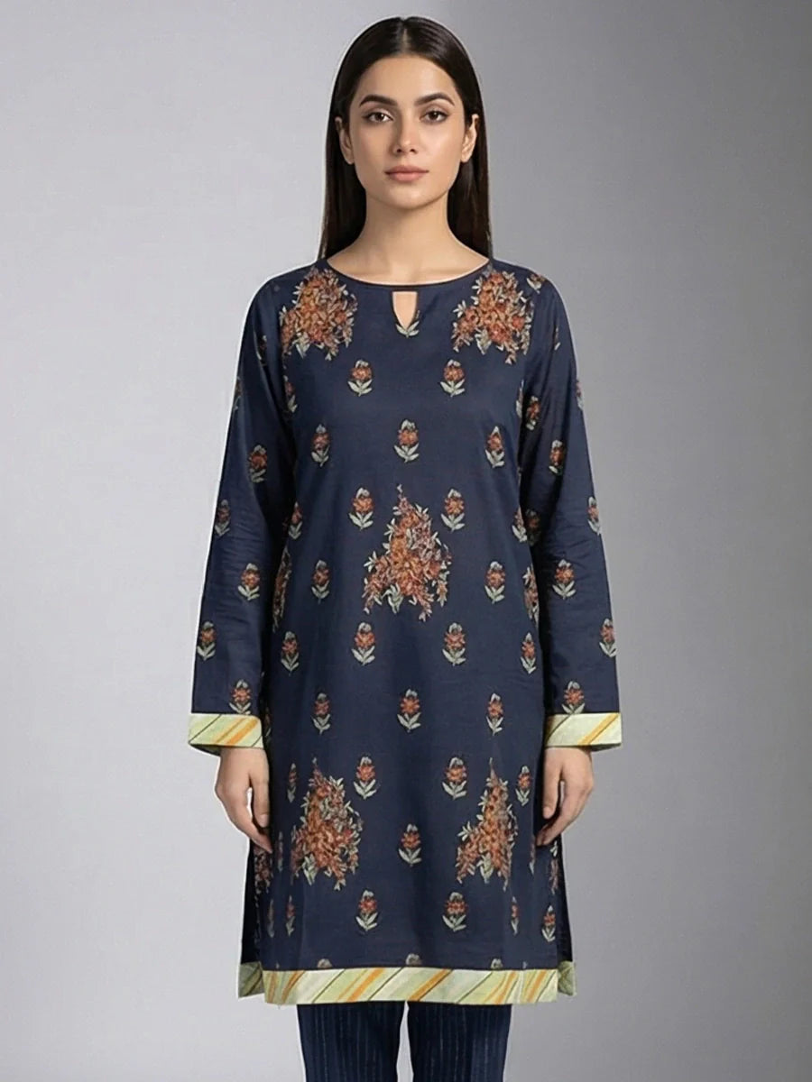 Salitex Women Printed Cambric 1 Piece Shirt CPS24LFT047 - Summer Collection