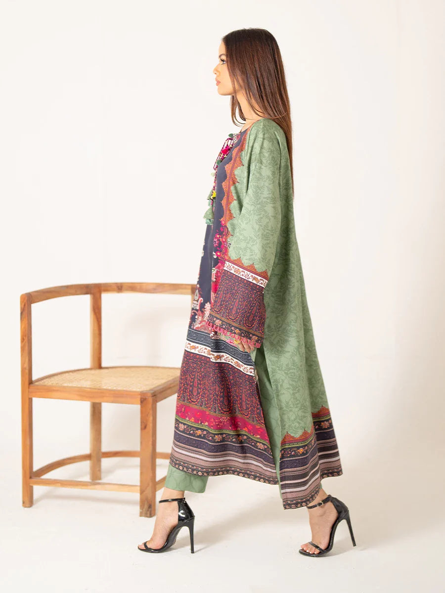 Salitex Women Printed Cottel 2 Piece Suit SPW6AP018 - Winter Collection