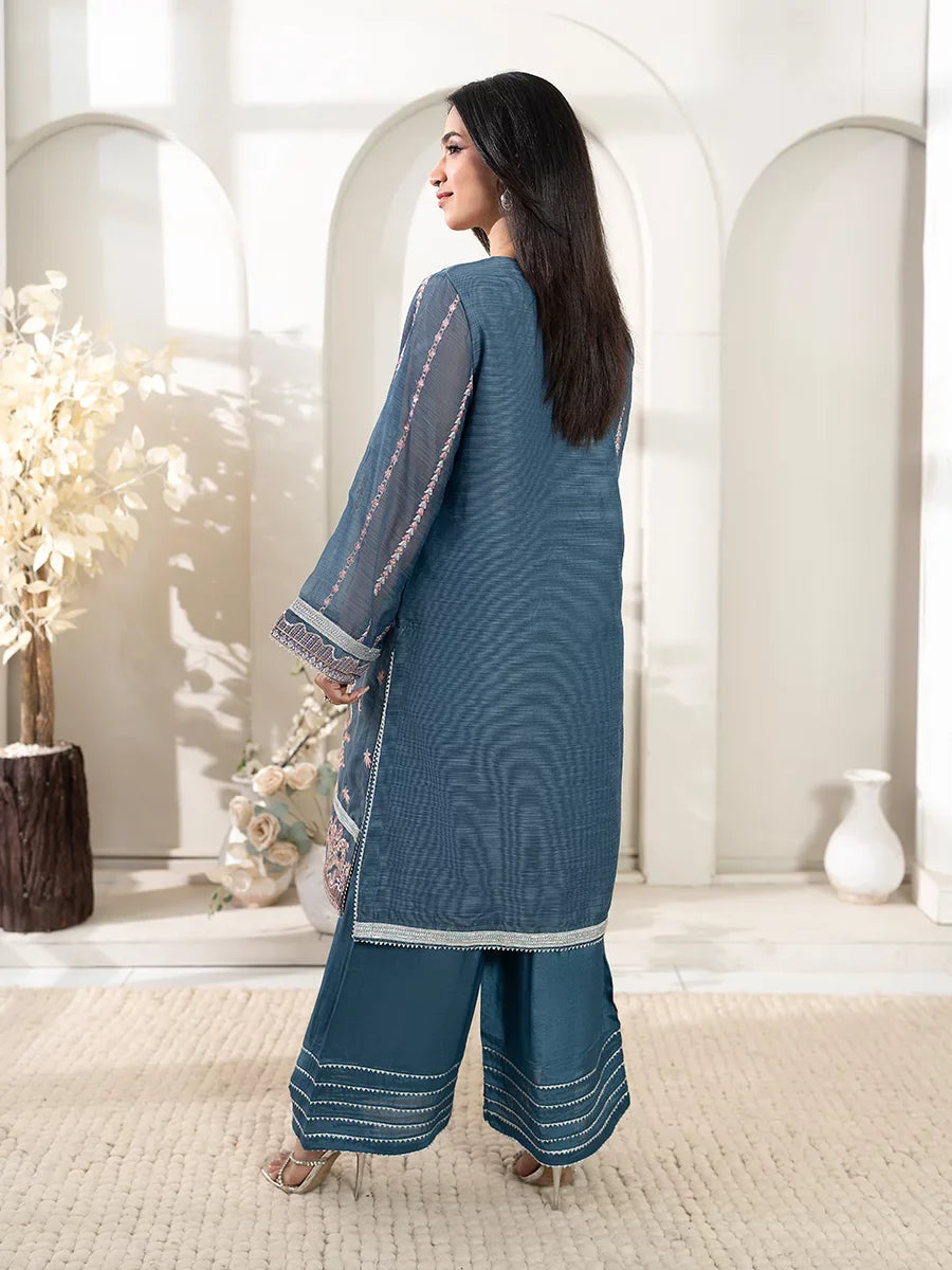 Salitex Women Embroidered Khaddi Net 2 Piece Suit WRS2SA24AN28 - Summer Collection