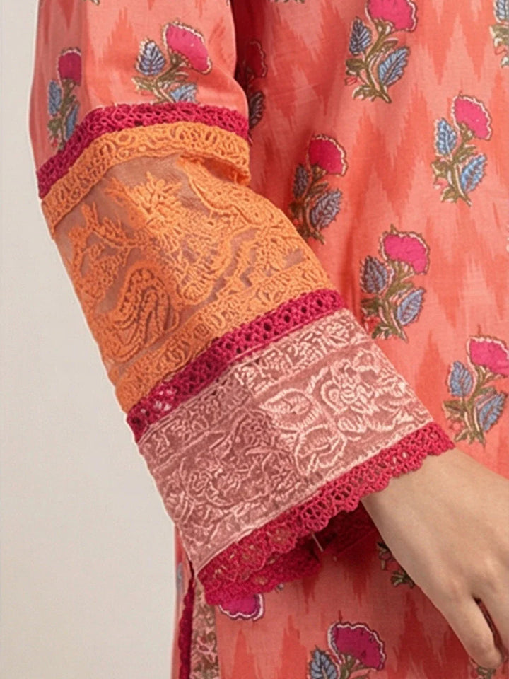 Salitex Women Printed Cross Hatch 2 Piece Suit SPL2PEC037-A - Summer Collection