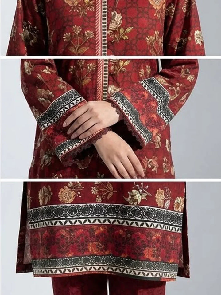 Salitex Women Embroidered Dobby 2 Piece Suit PEUFL2PBE139 - Summer Collection