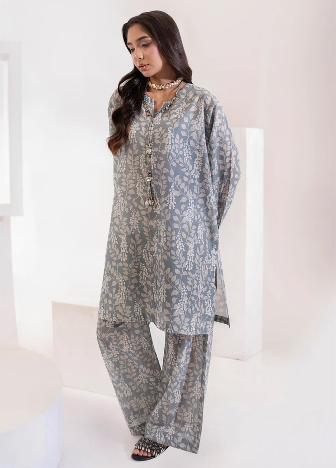 The Print Story by Shamooz RTW Printed Lawn 2 Piece Suit SHM26PL Dim I-L-004 - Casual Collection