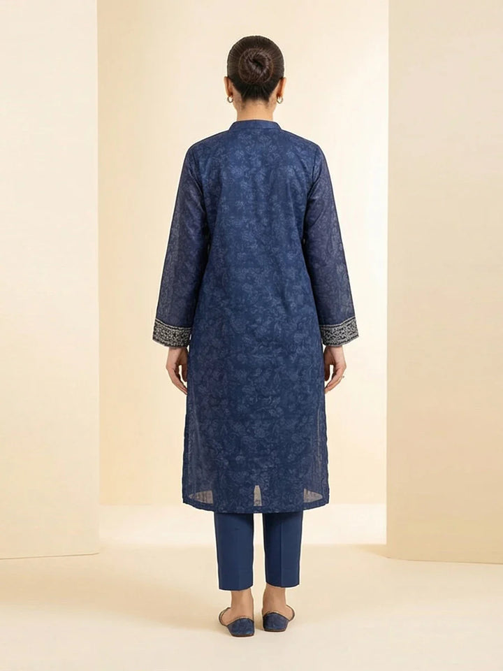 Salitex Women Embroidered Chiffon 2 Piece Suit LPS24LFT001 - Summer Collection