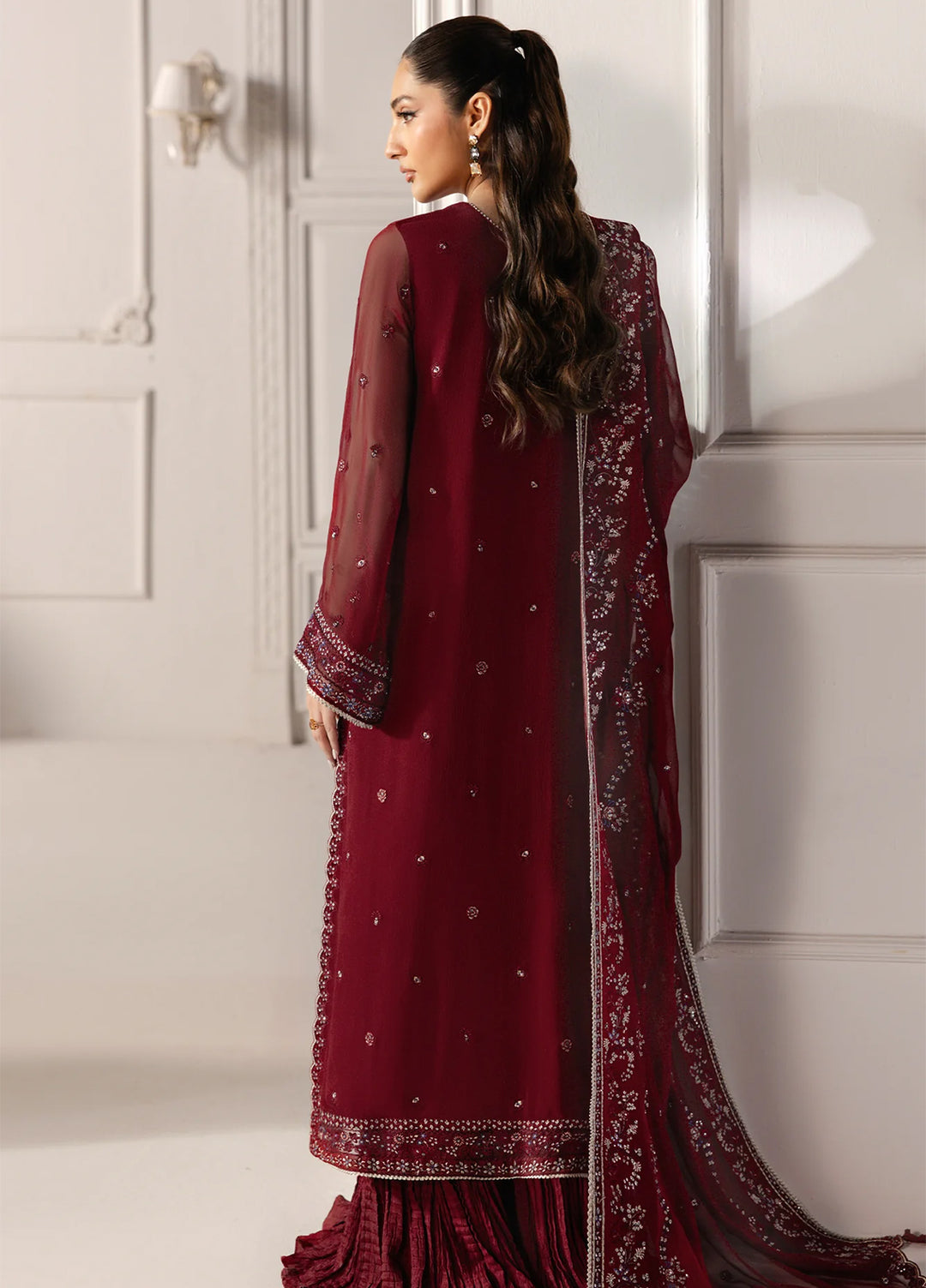 Aurelle by Seran Embroidered Suits Unstitched 3 Piece SN25AU Rosaline - Formals Collection