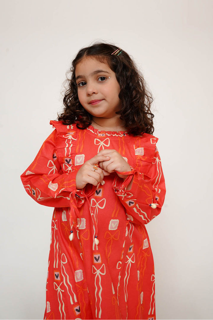Senorita Kids RTW Printed Lawn Cotton 1 Piece Suit KAA-03483 Eid Collection