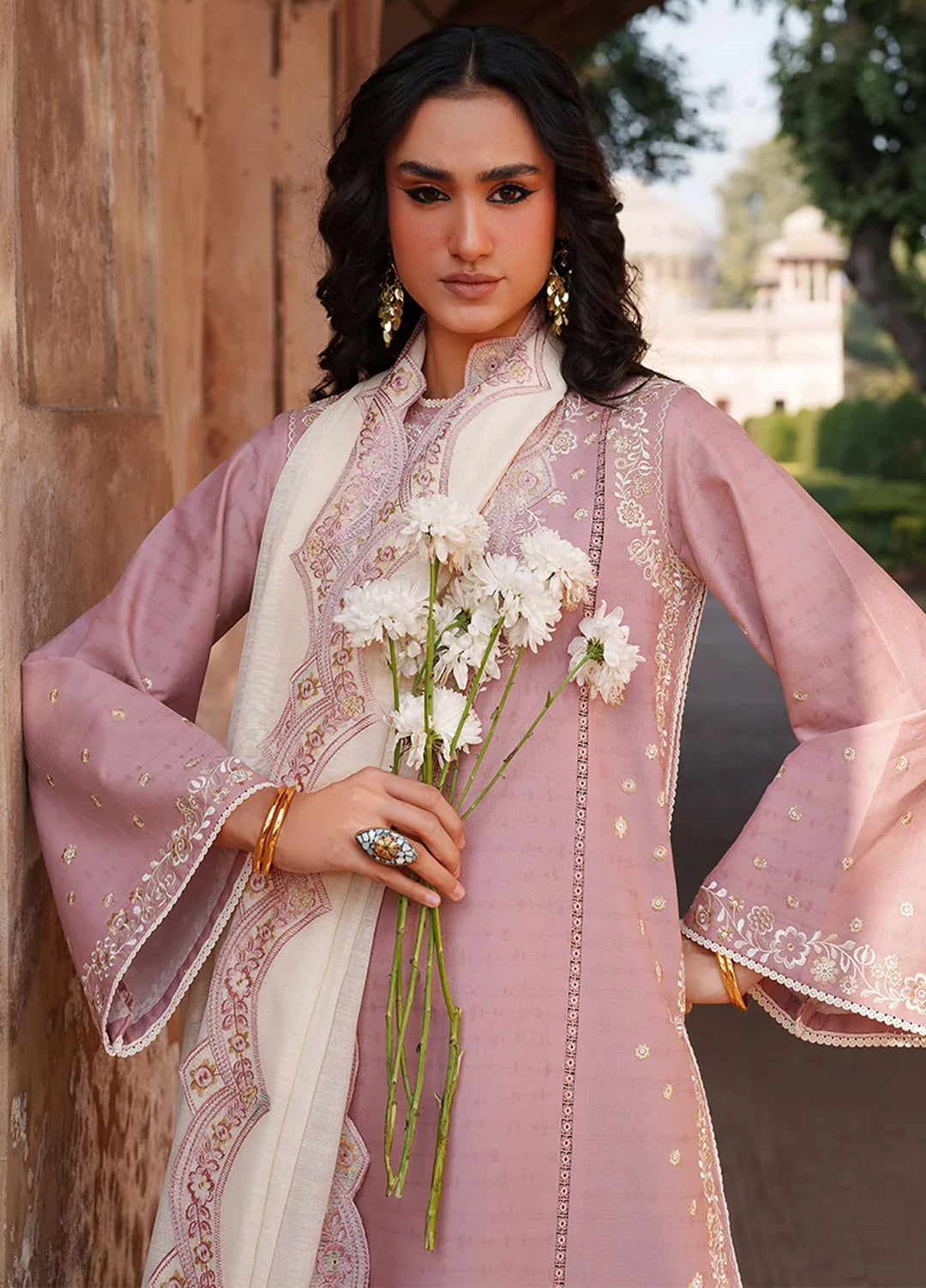 Suroor by Bin Ilyas RTW Embroidered Jacquard Lawn 3 Piece Suit BI26PSL 245B - Festive Collection