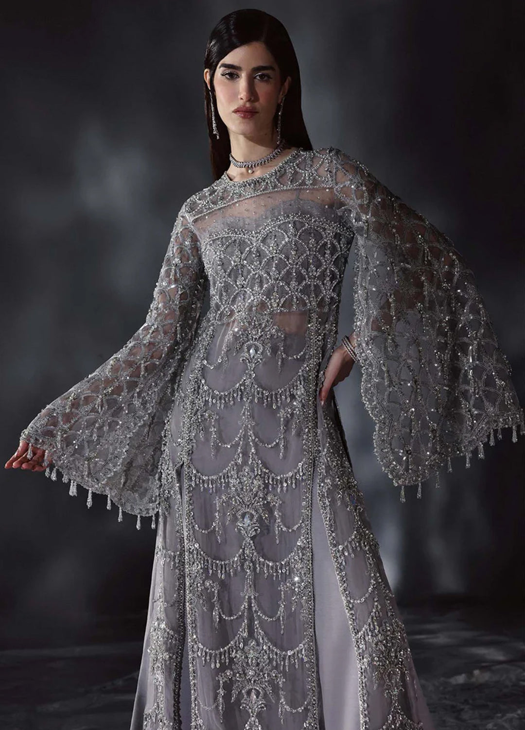 Chateau DE Lumiere by Enzo RTW Hand work Organza 3 Piece Suit RAFFINEE Wedding Collection