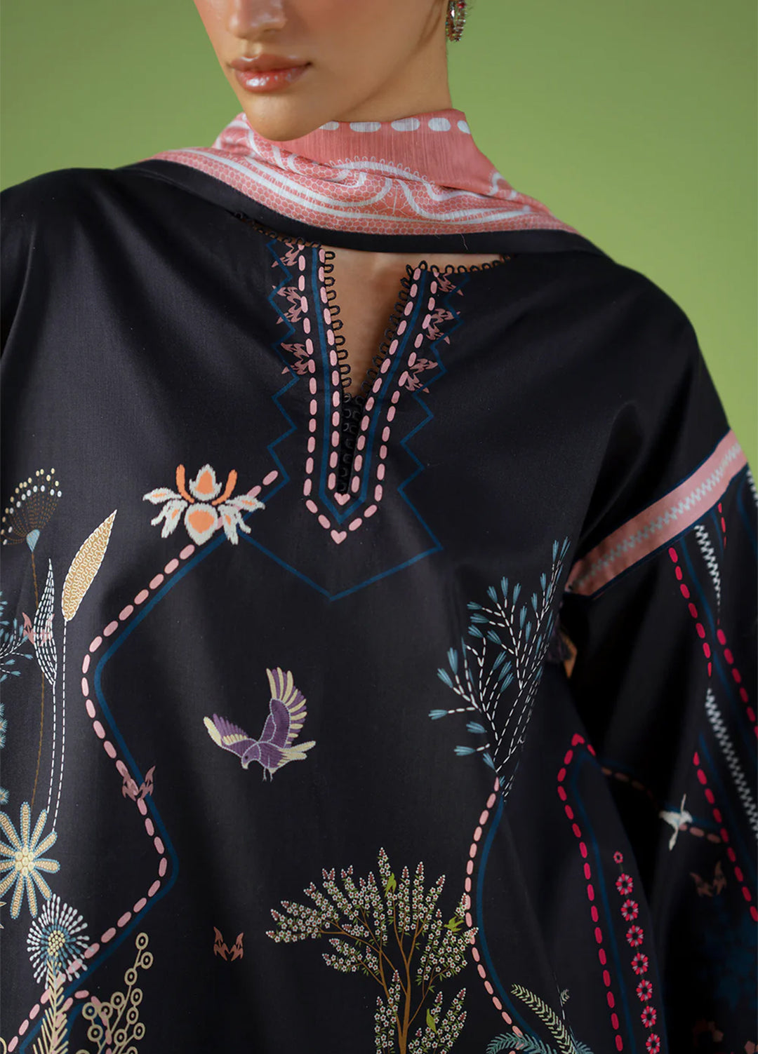 Joolie Prints by Saira Rizwan Printed Cambric Suits Unstitched 3 Piece SR25JP JPU25-04 City Bloom - Summer Collection