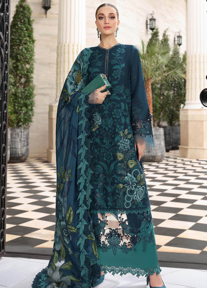 Maria B Unstitched Embroidered Lawn 3 Piece Suit MB26ULE D6 - Eid Collection